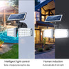 82 COBs Home Courtyard Waterproof Double Heads Rotatable Solar Wall Light Street Light