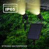 A108 4 PCS RGB LED Solar Power Lamp, TS4205 4 PCS Outdoor Garden Landscape Path Decorative Diamond Lights (Warm White)