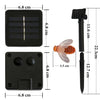6.5m 30 LEDs Bee Solar Powered Warm White Outdoor Garden Decorative String Light Fairy Lamp with 100mA / 1.2V Solar Panel