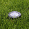 4 PCS 8 LEDs IP65 Waterproof Solar Powered Buried Lamp Garden Villa Garden Lawn Decorative Spotlight(Warm White)
