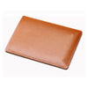 Laptop PU Leather Double Inner Bag for MacBook 12 inch(Light Brown)