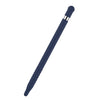 Anti-lost Cap Touch Screen Silicone Protective Cover for Apple Pencil 1(Dark Blue)