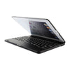P2095 For iPad 4 / 3 / 2 Laptop Version Aluminum Alloy Bluetooth Keyboard Protective Cover (Black)