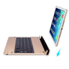 P1305 For iPad Air 2 & Air 1 / Pro 9.7 inch & 2017 iPad & 2018 iPad Plug-in Card Slot Plastic Bluetooth Keyboard Protective Cover with Stand Function