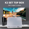 K2 MPEG4 H.264/H.265 HD DVB-T2 Digital Receiver Smart TV BOX with Remote Controller