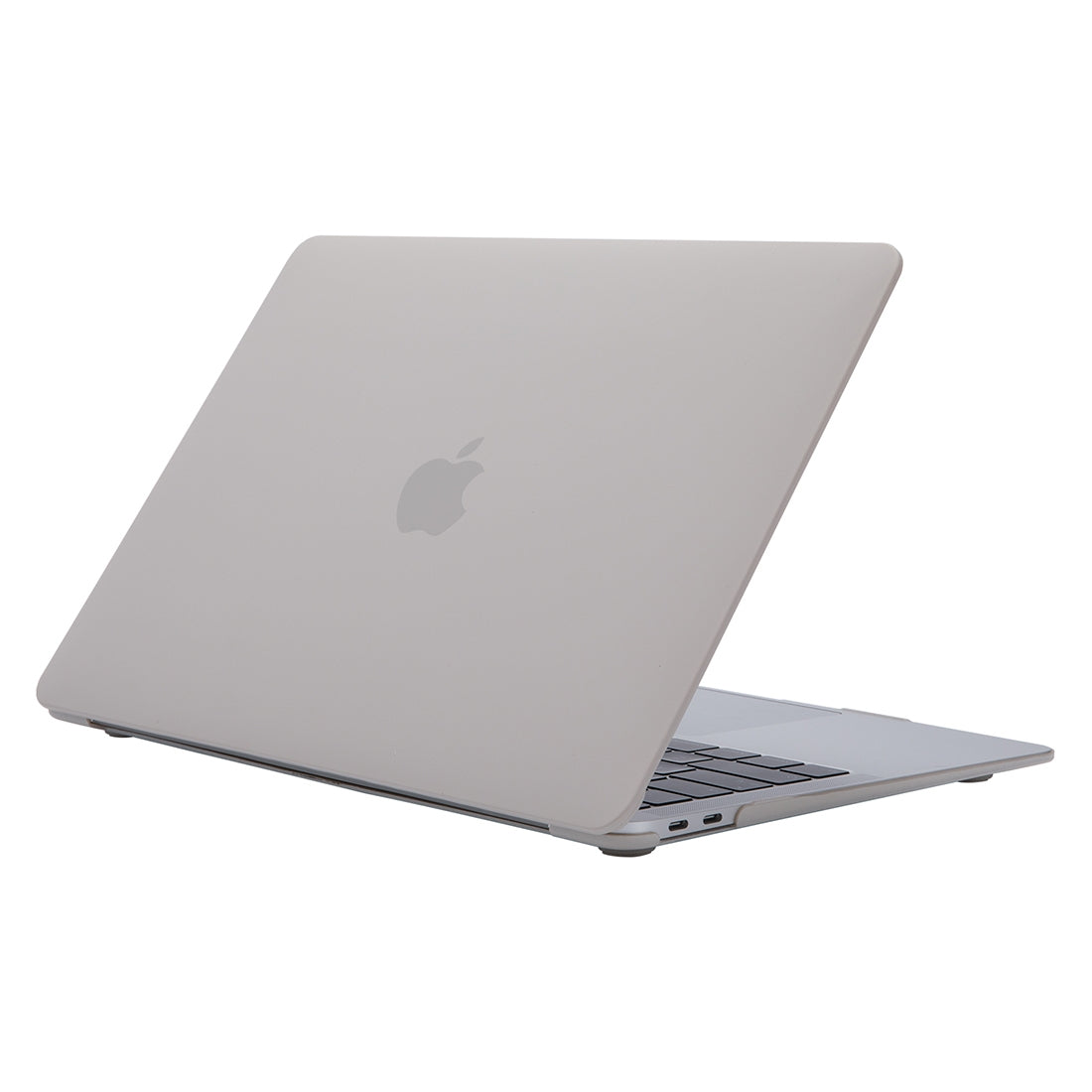Cream Style Laptop Plastic Protective Case for MacBook Pro 15.4 inch (2019)(Light Grey)