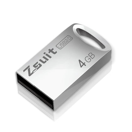 Zsuit 4GB USB 2.0 Mini Metal Ring Shape USB Flash Disk