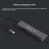 Blueendless 5 In 1 Multi-function Type-C / USB-C to 3 x USB 3.0 + SD Card + TF Card HUB Expansion Dock