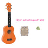 HM100 21 inch Basswood Ukulele Children Musical Enlightenment Instrument(Orange)