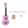 HM100 21 inch Basswood Ukulele Children Musical Enlightenment Instrument(Pink)