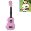 HM100 21 inch Basswood Ukulele Children Musical Enlightenment Instrument(Pink)