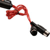 WERSI UM-18 USB MIDI Cable MidiPort Midi Cable Electric Piano Electronic Drum Music Editing Line, Length: 2m(Red)