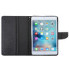 GOOSPERY FANCY DIARY for iPad mini 3 / 2 Cross Texture Leather Case with Card Slot & Holder & Wallet(Black)