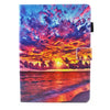 For iPad mini 4 / mini 3 / mini 2 / mini Universal Sunset Landscape Pattern Horizontal Flip Leather Protective Case with Holder & Card Slots & Sleep