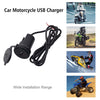 Motorcycle Waterproof DC DC 9-24V 5V / 1.5A USB Phone Charger Adapter, with Indicator Light