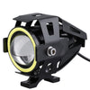 U7 10W 1000LM CREE LED Waterproof IP67 Headlamp Light with Angel Eyes Light for Motorcycle / SUV, DC 12V