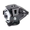 U7 10W 1000LM CREE LED Life Waterproof Headlamp Light with Angel Eyes Light for Motorcycle / SUV, DC 12V(Red Light)
