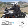 MH02 Bluetooth V4.0 Helmet Headset 5V for Motorcycle Driving with Anti-interference Microphone(Black)