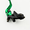 Universal 7 / 8 inch 22mm Modified Motorcycle Adjustable Brake Clutch Handbrake (Green)