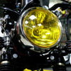5.75 inch Motorcycle Black Shell Retro Lamp LED Headlight Modification Accessories for CG125 / GN125(White)