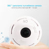 360 Degrees Wide-angle Panoramic WiFi Camera 960P Home Monitoring Camera without Memory