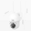 Original Xiaomi Youpin XiaoVV 1080P 150 Degree Ultra Wide Angle Lens IP65 Waterproof Outdoor Remote Control PTZ Camera, Support Infrared Night Vision & AI Humanoid Detection & Voice Intercom & 128GB Micro SD Card, US Plug(White)