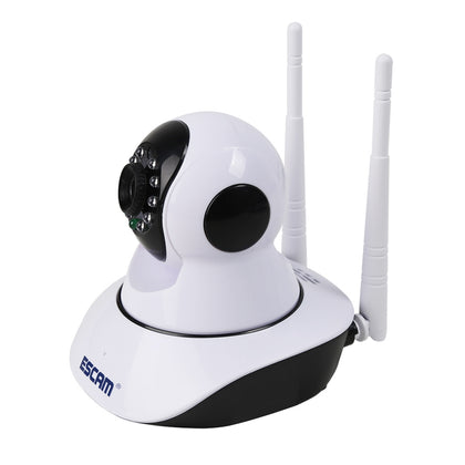 ESCAM G02 720P 1/4 inch PTZ WiFi IP Camera, Support Motion Detection / Night Vision, IR Distance: 8m(White)