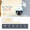 ESCAM Q5068 H.265 5MP Pan / Tilt / 4X Zoom WiFi Waterproof IP Camera, Support ONVIF Two Way Talk & Night Vision, AU Plug