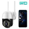 QX29 3.0MP HD WiFi IP Camera, Support Night Vision & Motion Detection & Two Way Audio & TF Card, EU Plug