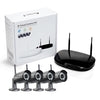 IPCC-KitH03B IPCC-N4 4 x HD 720P P2P 1.0 MP WiFi Wireless IP Security Camera + 4CH NVR Set, Support Monitor Detection & IR Night V