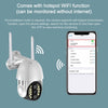 Q20 Outdoor Waterproof Mobile Phone Remotely Rotate Wireless WiFi HD Camera, Support Three Modes of Night Vision & Motion Detection Video / Alarm & Recording, US Plug