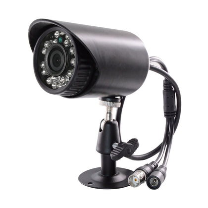 WQ-7002 HD Infrared Gun Type Analog 24 Lights Infrared Camera(Black)