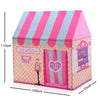 Household Children Printing Play Tent Small Game House with 50 Ocean Balls & Mat (Light Pink)