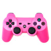 Snowflake Button Wireless Bluetooth Gamepad Game Controller for PS3(Pink)
