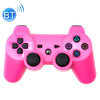Snowflake Button Wireless Bluetooth Gamepad Game Controller for PS3(Pink)