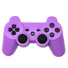 Snowflake Button Wireless Bluetooth Gamepad Game Controller for PS3(Purple)