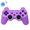 Snowflake Button Wireless Bluetooth Gamepad Game Controller for PS3(Purple)