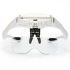 High Resolution Headwear Double LED Lamp Magnifier