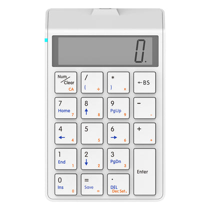 Sunreed Rechargeable Bluetooth 4.0 wireless digital numpad with built in Calculator