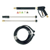 3000 PSI Car Water Power Washer High Pressure Spray Gun with 2 Extension Wand & 5 Nozzles