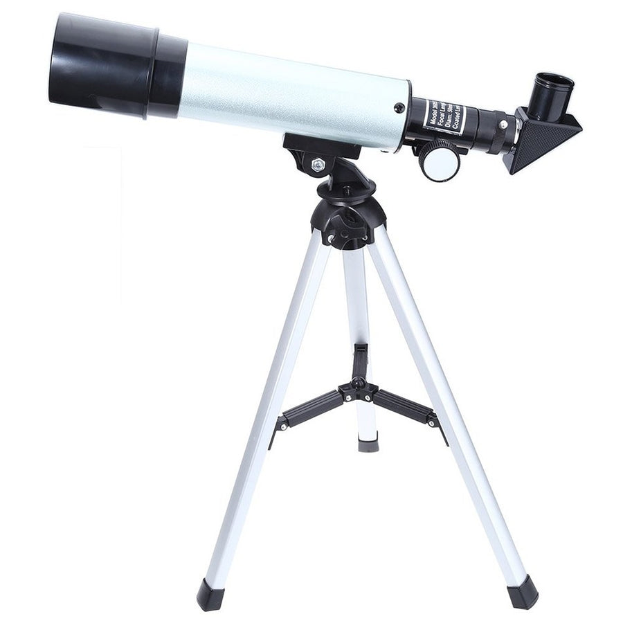 F36050 Portable Professional High Definition High Times Espace Astronomical Telescope Spotting Scope with Aluminum Alloy Tripod(Si