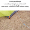 20m 9-Core Nylon+Polyester Full-light Outdoor Camping Tent Rescue Bundled Fluorescent Climbing Rope(Orange)