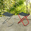 Outdoor Portable Folding Stool, Size: 25*22*26cm(Red)