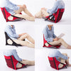 Outdoor Folding Seat Cushion With Backrest, Size: 78*40*2cm(Red)