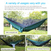 Portable Outdoor Parachute Hammock with Mosquito Nets (Army Green)