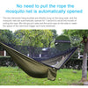 Portable Outdoor Parachute Hammock with Mosquito Nets (Army Green)