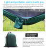 Portable Outdoor Parachute Hammock with Mosquito Nets (Dark Blue + Baby Blue)