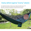 Portable Outdoor Parachute Hammock with Mosquito Nets (Blue)