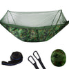Portable Outdoor Camping Full-automatic Nylon Parachute Hammock with Mosquito Nets, Size : 290 x 140cm (Camouflage)