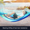 Portable Outdoor Camping Full-automatic Nylon Parachute Hammock with Mosquito Nets, Size : 290 x 140cm (Green)